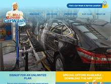 Tablet Screenshot of mrcleancarwash.com